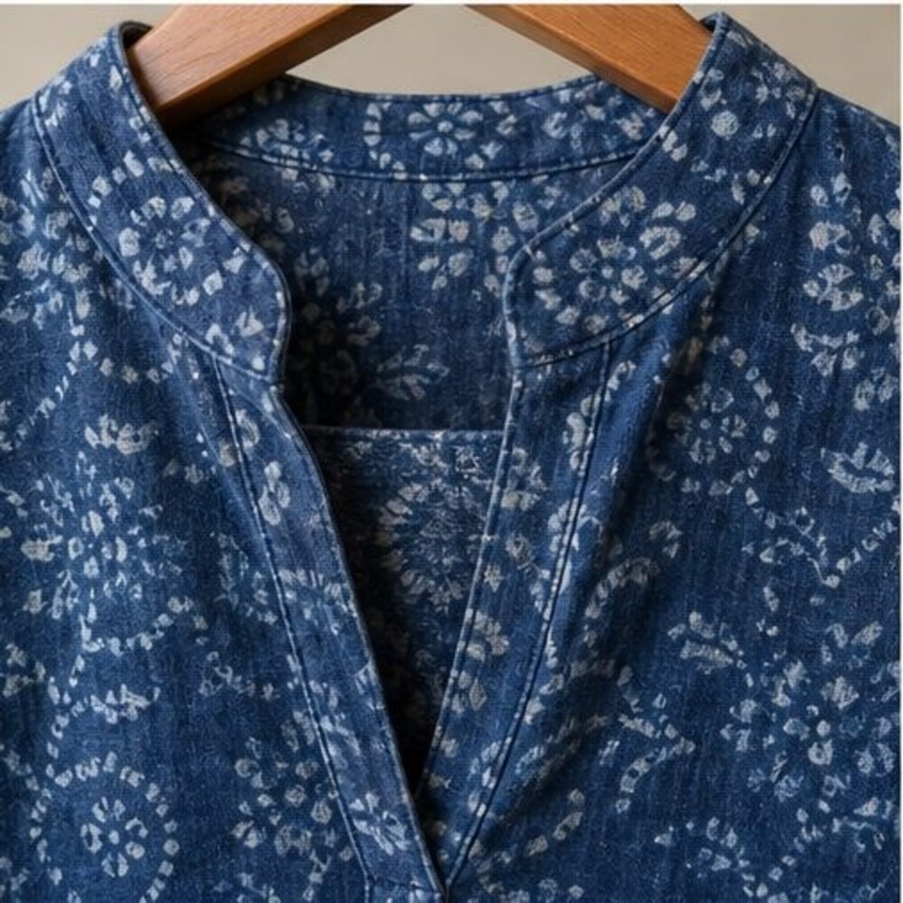 Teal Ruffle Blouse - Picture 4 of 6